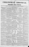 Cheltenham Chronicle Thursday 05 October 1809 Page 1