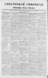 Cheltenham Chronicle Thursday 09 November 1809 Page 1