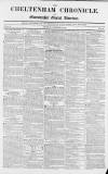 Cheltenham Chronicle Thursday 30 November 1809 Page 1