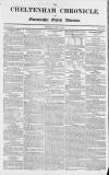 Cheltenham Chronicle Thursday 26 April 1810 Page 1