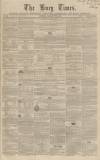 Bury Times Saturday 16 January 1858 Page 1