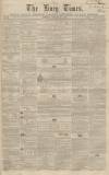Bury Times Saturday 23 January 1858 Page 1