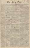 Bury Times Saturday 30 January 1858 Page 1