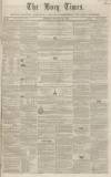 Bury Times Saturday 13 February 1858 Page 1
