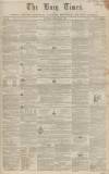 Bury Times Saturday 20 March 1858 Page 1
