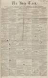 Bury Times Saturday 02 October 1858 Page 1