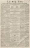 Bury Times Saturday 09 November 1861 Page 1