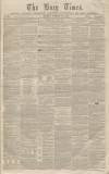 Bury Times Saturday 21 February 1863 Page 1