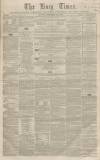 Bury Times Saturday 12 September 1863 Page 1
