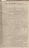 Northampton Mercury Monday 05 November 1770 Page 1