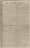 Northampton Mercury Monday 13 April 1772 Page 1
