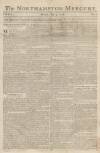 Northampton Mercury Monday 04 May 1778 Page 1