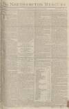 Northampton Mercury Saturday 29 October 1785 Page 1