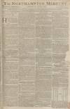 Northampton Mercury Saturday 09 June 1787 Page 1