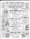 Gloucestershire Echo Wednesday 01 March 1893 Page 1