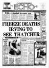 Gloucestershire Echo Friday 07 March 1986 Page 1