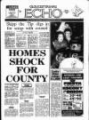 Gloucestershire Echo Monday 02 November 1987 Page 1