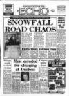 Gloucestershire Echo Friday 22 January 1988 Page 1
