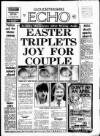 Gloucestershire Echo Friday 01 April 1988 Page 1
