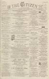 Gloucester Citizen Monday 07 January 1878 Page 1