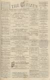 Gloucester Citizen Monday 16 September 1878 Page 1