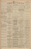 Gloucester Citizen Monday 09 January 1882 Page 1