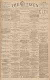 Gloucester Citizen Tuesday 10 January 1882 Page 1