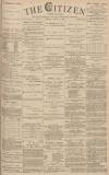 Gloucester Citizen Tuesday 01 August 1882 Page 1