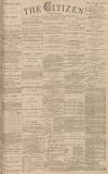 Gloucester Citizen Saturday 04 November 1882 Page 1
