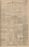 Gloucester Citizen Saturday 11 November 1882 Page 1