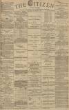 Gloucester Citizen Saturday 08 November 1884 Page 1