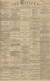 Gloucester Citizen Tuesday 11 November 1884 Page 1
