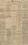 Gloucester Citizen Wednesday 12 November 1884 Page 1