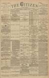Gloucester Citizen Wednesday 03 December 1884 Page 1