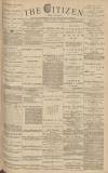 Gloucester Citizen Monday 10 August 1885 Page 1