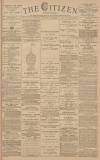 Gloucester Citizen Wednesday 19 December 1888 Page 1