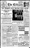 Gloucester Citizen Friday 16 September 1938 Page 1