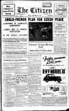 Gloucester Citizen Monday 19 September 1938 Page 1