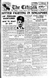 Gloucester Citizen Saturday 14 February 1942 Page 1