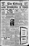 Gloucester Citizen Wednesday 22 November 1944 Page 1
