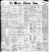 Western Morning News Friday 01 May 1896 Page 1