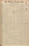 Western Morning News Saturday 18 January 1936 Page 1