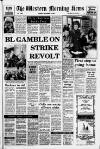 Western Morning News Tuesday 04 November 1980 Page 1