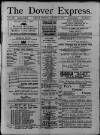 Dover Express Friday 18 January 1878 Page 1