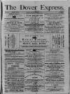 Dover Express Friday 24 October 1879 Page 1