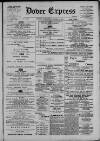 Dover Express Friday 04 November 1881 Page 1