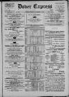 Dover Express Friday 11 November 1881 Page 1