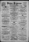 Dover Express Friday 12 December 1884 Page 1