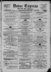 Dover Express Friday 16 January 1885 Page 1