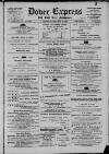 Dover Express Friday 22 May 1885 Page 1